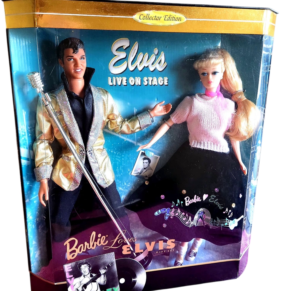 Vtg. 1996 Barbie Loves Elvis Gift Set -Limited time!!